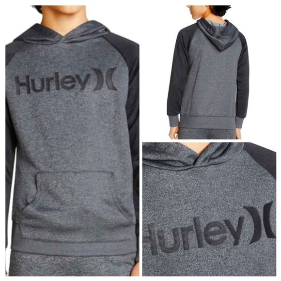 NEW  Hurley Youth Pullover Hoodie DRI FIT Moisture Wick - Picture 1 of 5